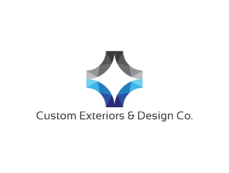 V Custom Exteriors & Design Co. logo design by sanu