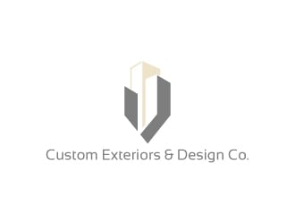 V Custom Exteriors & Design Co. logo design by sanu