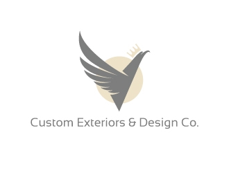 V Custom Exteriors & Design Co. logo design by sanu