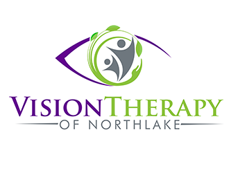 Vision Therapy of Northlake logo design by 3Dlogos