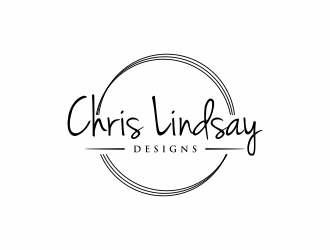 Chris Lindsay Designs logo design by christabel