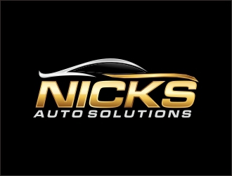 Nicks Auto Solutions logo design by agil
