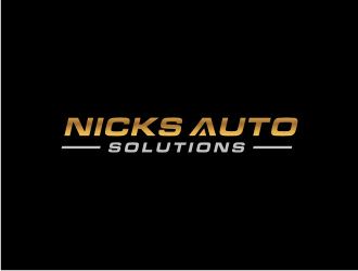 Nicks Auto Solutions logo design by asyqh