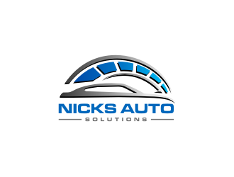 Nicks Auto Solutions logo design by nurul_rizkon
