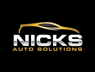 Nicks Auto Solutions logo design by AamirKhan