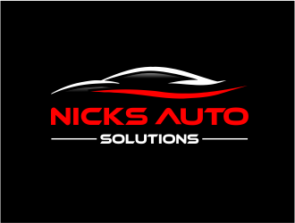 Nicks Auto Solutions logo design by Girly