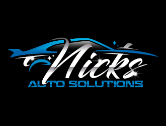 Nicks Auto Solutions logo design by yippiyproject