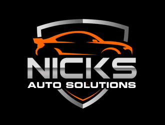 Nicks Auto Solutions logo design by kunejo