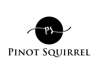 Pinot Squirrel logo design by puthreeone