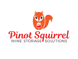 Pinot Squirrel logo design by justin_ezra