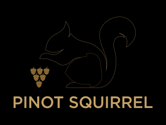 Pinot Squirrel logo design by azizah