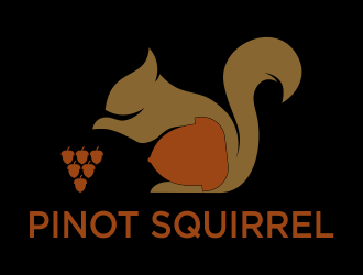 Pinot Squirrel logo design by azizah