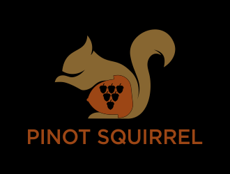 Pinot Squirrel logo design by azizah