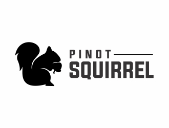Pinot Squirrel logo design by Mardhi