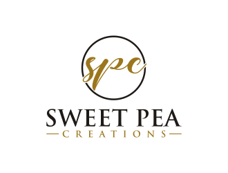 Sweet Pea Creations logo design by BlessedArt