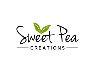 Sweet Pea Creations logo design by dibyo