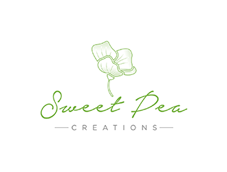 Sweet Pea Creations logo design by ndaru