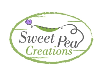Sweet Pea Creations logo design by pilKB