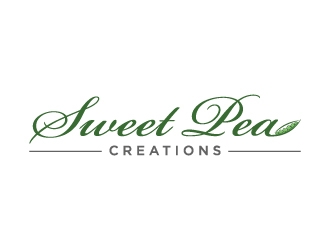 Sweet Pea Creations logo design by cybil
