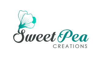 Sweet Pea Creations logo design by BeDesign