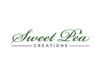 Sweet Pea Creations logo design by cybil