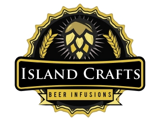 Island Crafts Beer Infusions logo design by AamirKhan