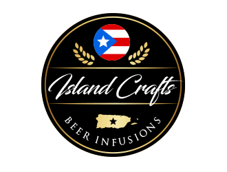 Island Crafts Beer Infusions logo design by BeDesign