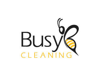 Busy B Cleaning logo design by BrightARTS