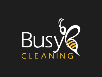 Busy B Cleaning logo design by BrightARTS
