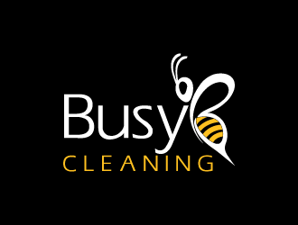 Busy B Cleaning logo design by BrightARTS