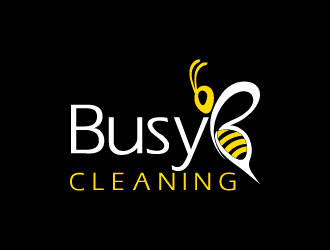 Busy B Cleaning logo design by BrightARTS