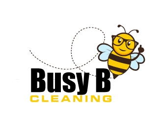 Busy B Cleaning logo design by AamirKhan