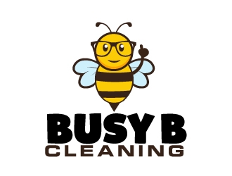 Busy B Cleaning logo design by AamirKhan
