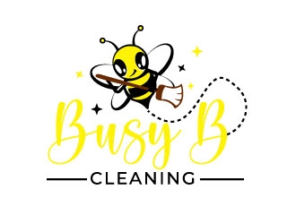 Busy B Cleaning logo design by MonkDesign