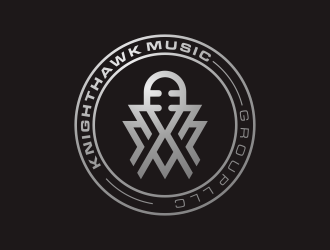 KnightHawk Music Group, LLC logo design by hashirama