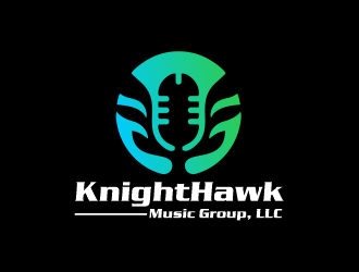 KnightHawk Music Group, LLC logo design by Gwerth