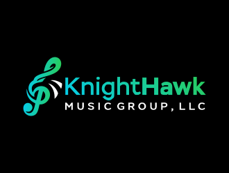 KnightHawk Music Group, LLC logo design by Gwerth
