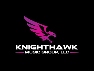 KnightHawk Music Group, LLC logo design by kgcreative
