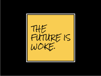 THE FUTURE IS WOKE. logo design by johana