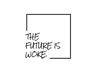 THE FUTURE IS WOKE. logo design by asyqh