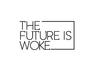 THE FUTURE IS WOKE. logo design by kasperdz