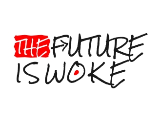 THE FUTURE IS WOKE. logo design by Zinogre
