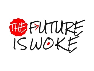 THE FUTURE IS WOKE. logo design by Zinogre