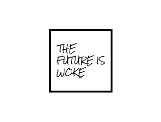 THE FUTURE IS WOKE. logo design by hopee