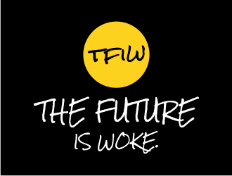 THE FUTURE IS WOKE. logo design by Franky.