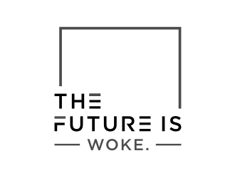 THE FUTURE IS WOKE. logo design by Zhafir