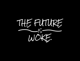 THE FUTURE IS WOKE. logo design by qqdesigns