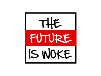 THE FUTURE IS WOKE. logo design by Girly