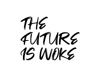 THE FUTURE IS WOKE. logo design by AamirKhan