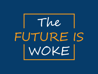 THE FUTURE IS WOKE. logo design by keylogo